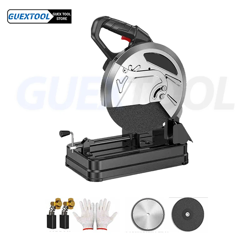 

GUEXTOOL 3600W Abrasive Chop Saw 0-120mm Cutting Depth Cut Off Saw Steel Cutting Machine 0-45° Adjustable Angle Miter Saw