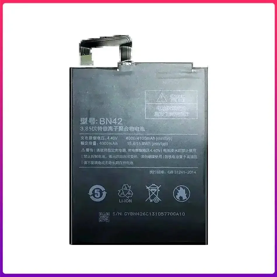 For Xiaomi Redmi 4 2G Ram 16G Rom Edition 4100mAh BN42 Mobile Phone Battery Reliable Power