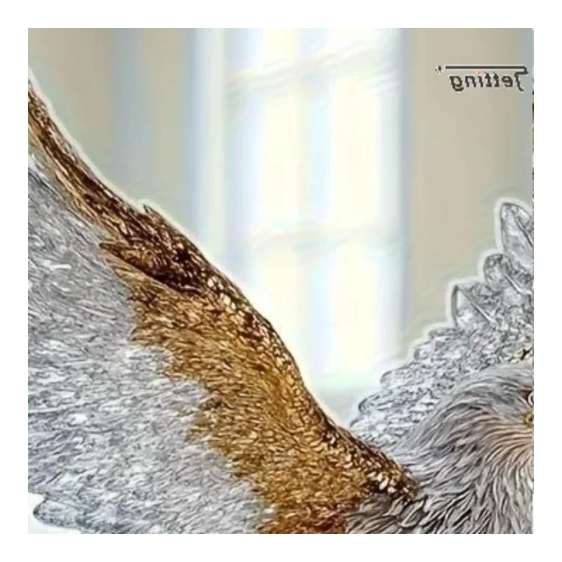 1Pcs Flattern Adler 2D Tisch Dekoration Moderne Tier Vase Figur Acryl Flache Ornament Für Home Weihnachten Und Halloween geschenke