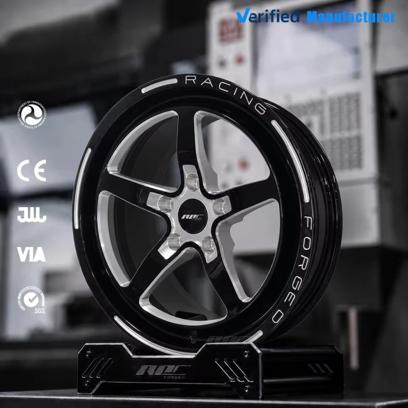 17X4.5 18x5 Front Drive Trailer Wheels 5x114.3 5x120.65 Racing Forged Wheels for Ford Mustang Chevrolet Camaro