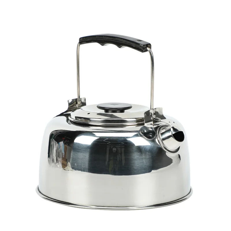 

Portable Folding Water Kettle, Stainless Steel, Picnic Cookware, Camping Coffee Jug, Outdoor