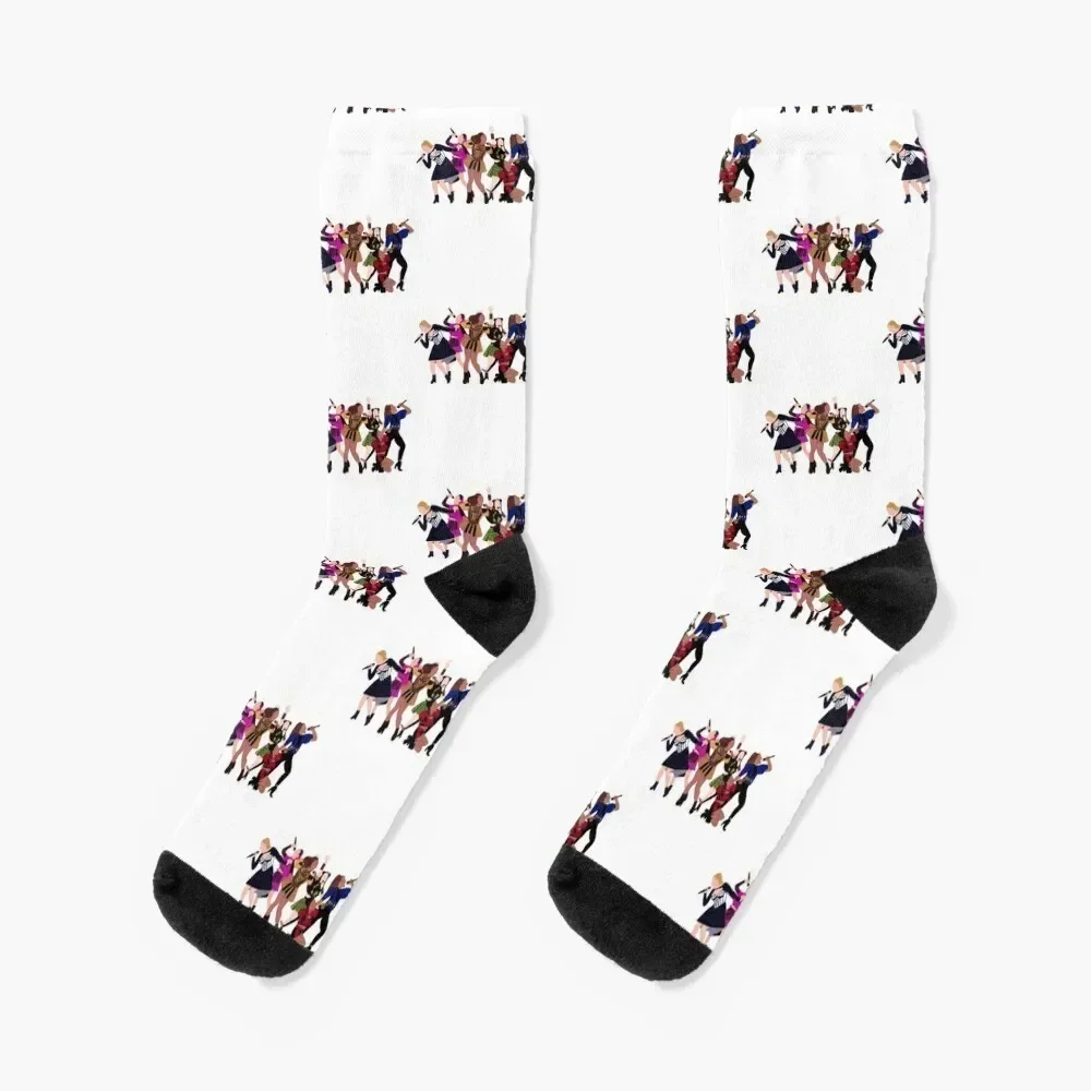 

Six The Musical Socks bright garter cute gift hiphop Men Socks Luxury Brand Women's