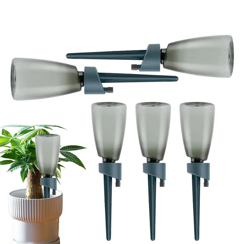 B84B-جهاز سقي نباتات الزهور المنزلية نظام الري بالتنقيط التلقائي 6 قطعة سقي ذاتي للبستنة الخارجية #5