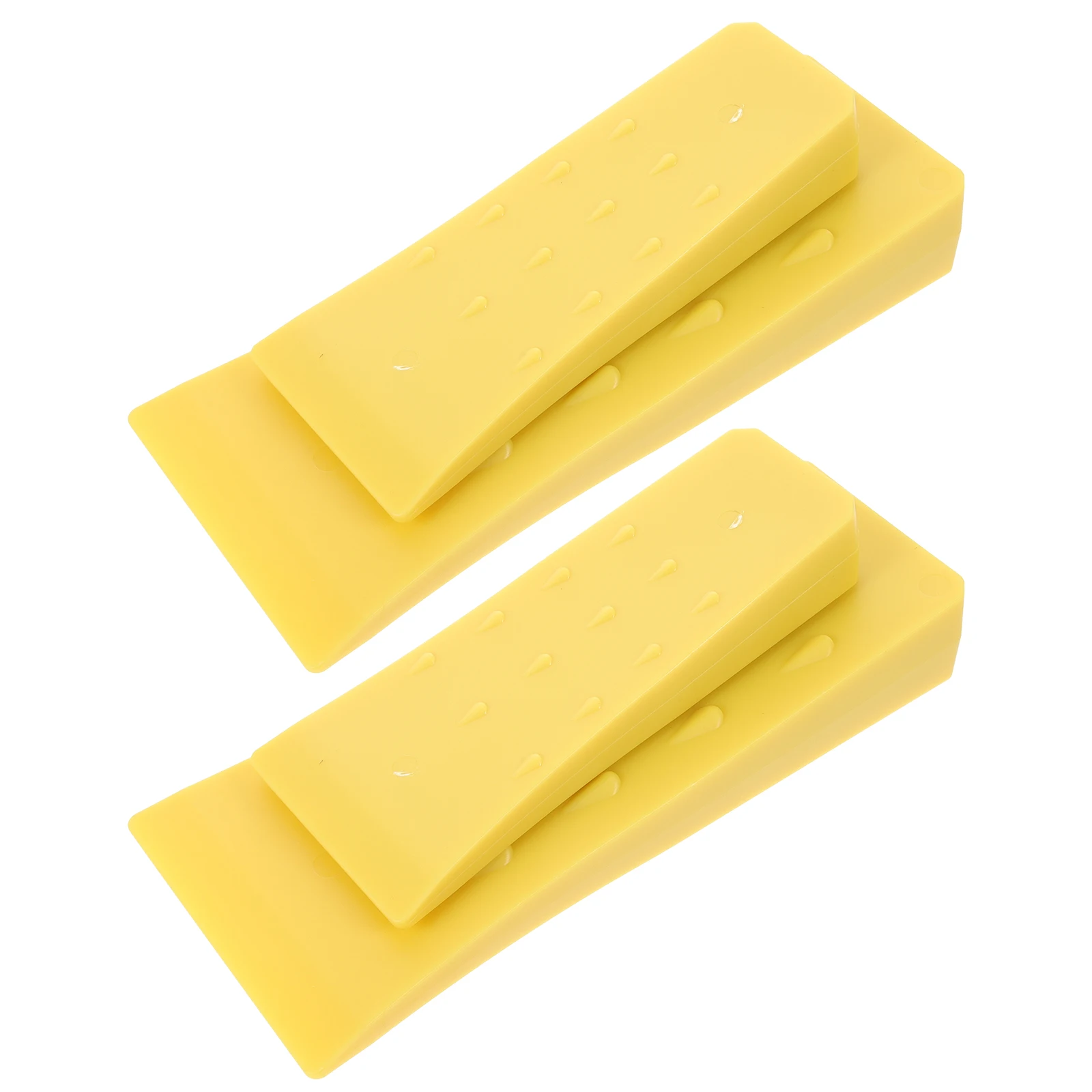 Cunhas de corte de plástico amarelo, 4 unidades, 6 polegadas, 8 polegadas, para corte de árvores, fornecimento de motosserra, acessório, ferramenta divisora