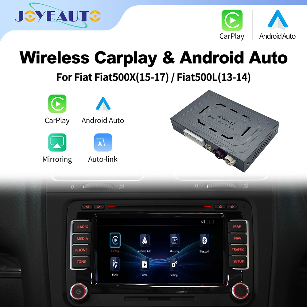 Interfaz Inalámbrica JoyeAuto CarPlay Android Auto para Volkswagen Tiguan Passat Serie RNS510 Phaeton Compatible con Mirror Link Airplay