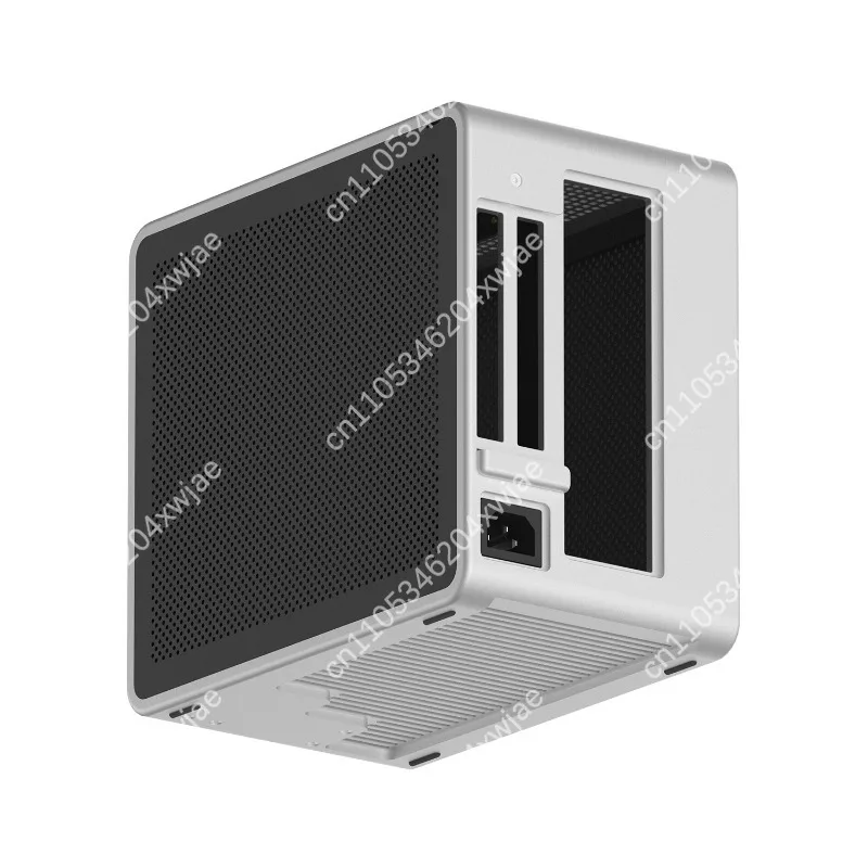 All Aluminum Unibody ITX Case COOJ MQ6 Mini Desktop Chassis A4 SFF Portable Computer