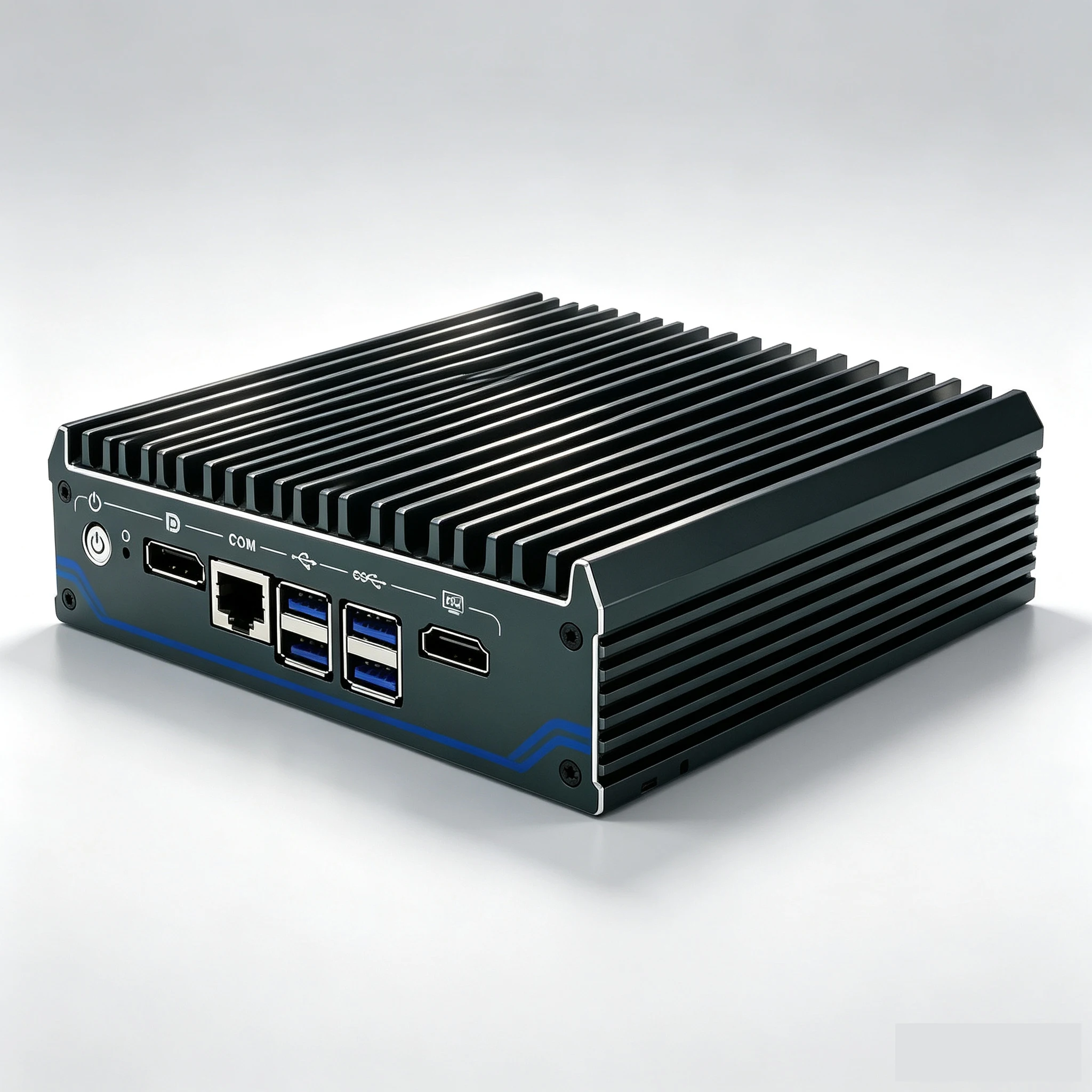 12th Gen Intel N100 Fanless Mini PC 4x2.5G i225 LAN NVMe pfSense OPNsense Firewall Router ESXi Linux Industrial Computer