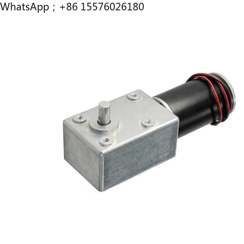 5882-45 DC gear motor 12V24 high torque turbine worm self-locking motor low speed speed regulation forward and reverse