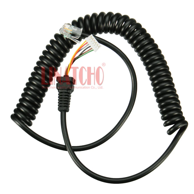 

Car Two Way Radio MH-48A6J MH-42B6J FT-1807 FT-7800 FT-8900 48A 6 Pins Microphone Replace Line Cable