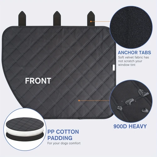 Imagen 2 del producto Protector de puerta de coche para mascotas, cubierta de puerta de coche para perros, contra arañazos, manchas, cubierta resistente al desgaste para Interior de coche, 2 uds.