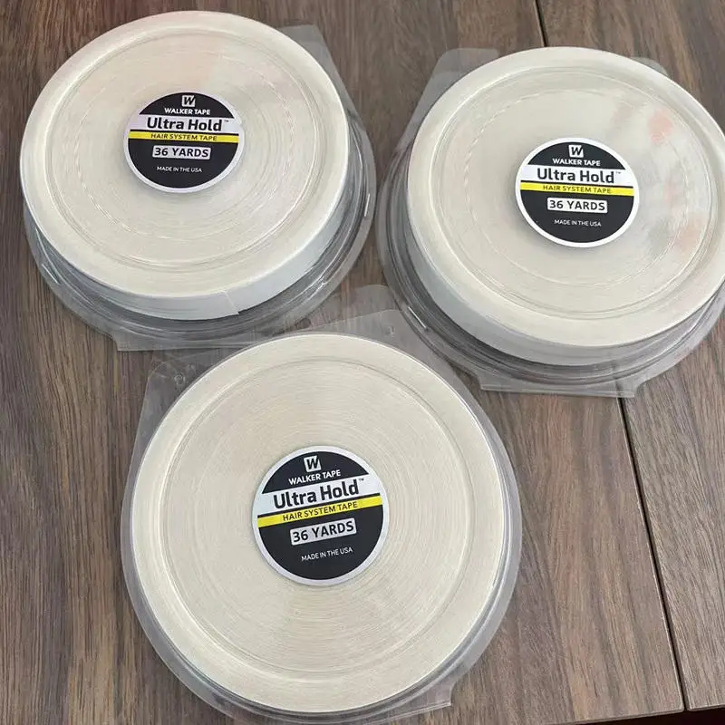 1 Rotolo di Nastro Adesivo Ultra Hold Walker da 36 Yard, Biadesivo per Parrucche, Toupet ed Extension