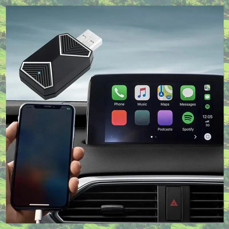 

A59Z-Wireless Carplay Auto Mini Box BT Wi-Fi Беспроводной Carplay Dongle USB Plug & Play для Android 11