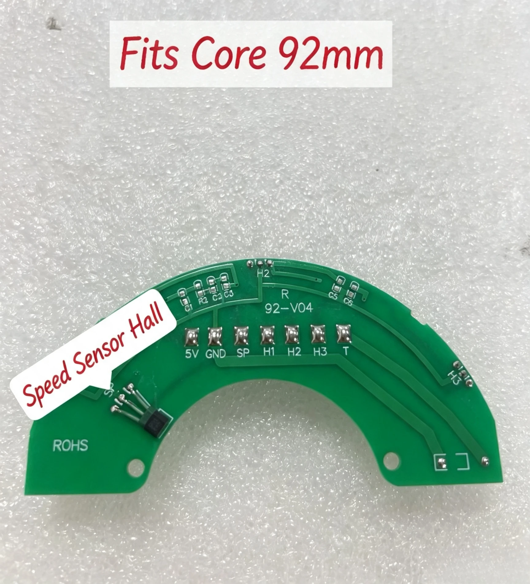 92-V04 Motor Hall Sensor Board 502F Bipolar Hall Element High Voltage Hall Sensor For Small High Speed Motor Replacement Parts