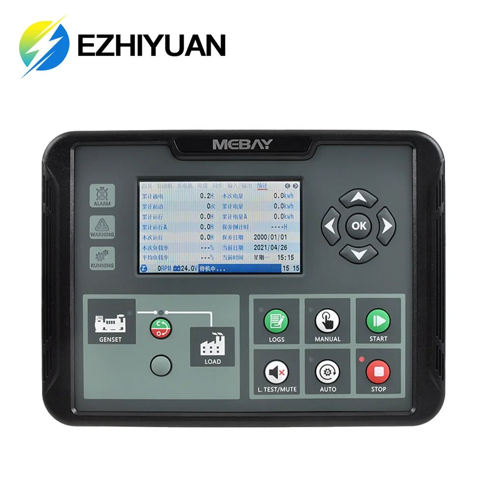 

Mebay DC100D параллельное управление дизельным генератором двигателя ЖК-монитор плата CAN интерфейс связи контроллер генераторной установки