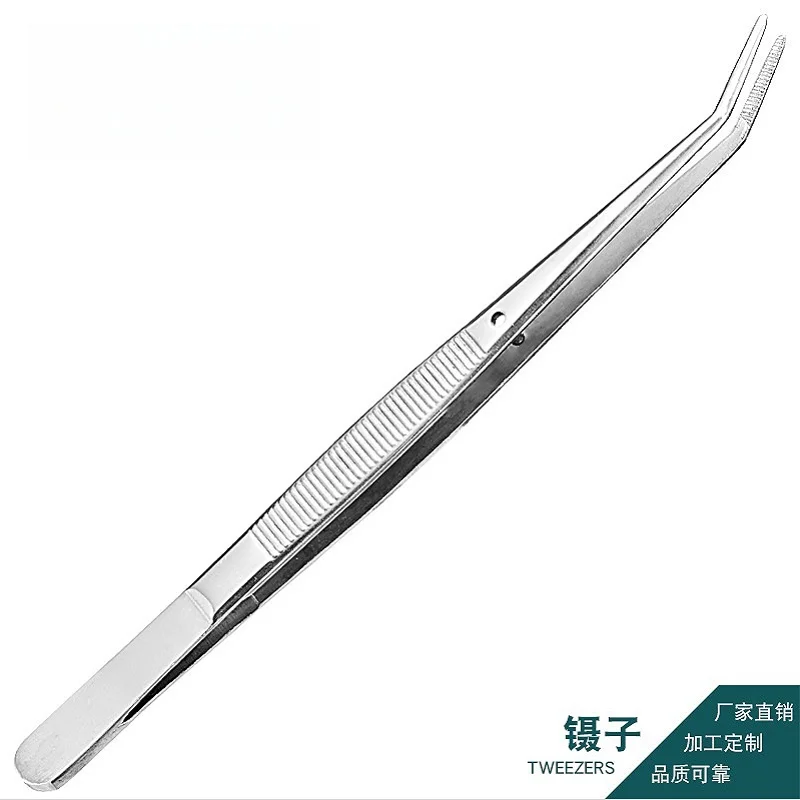 Imagem -04 - Pinças Serrilhada Curvo Dental Instruments Ferramenta Dental Aço Inoxidável