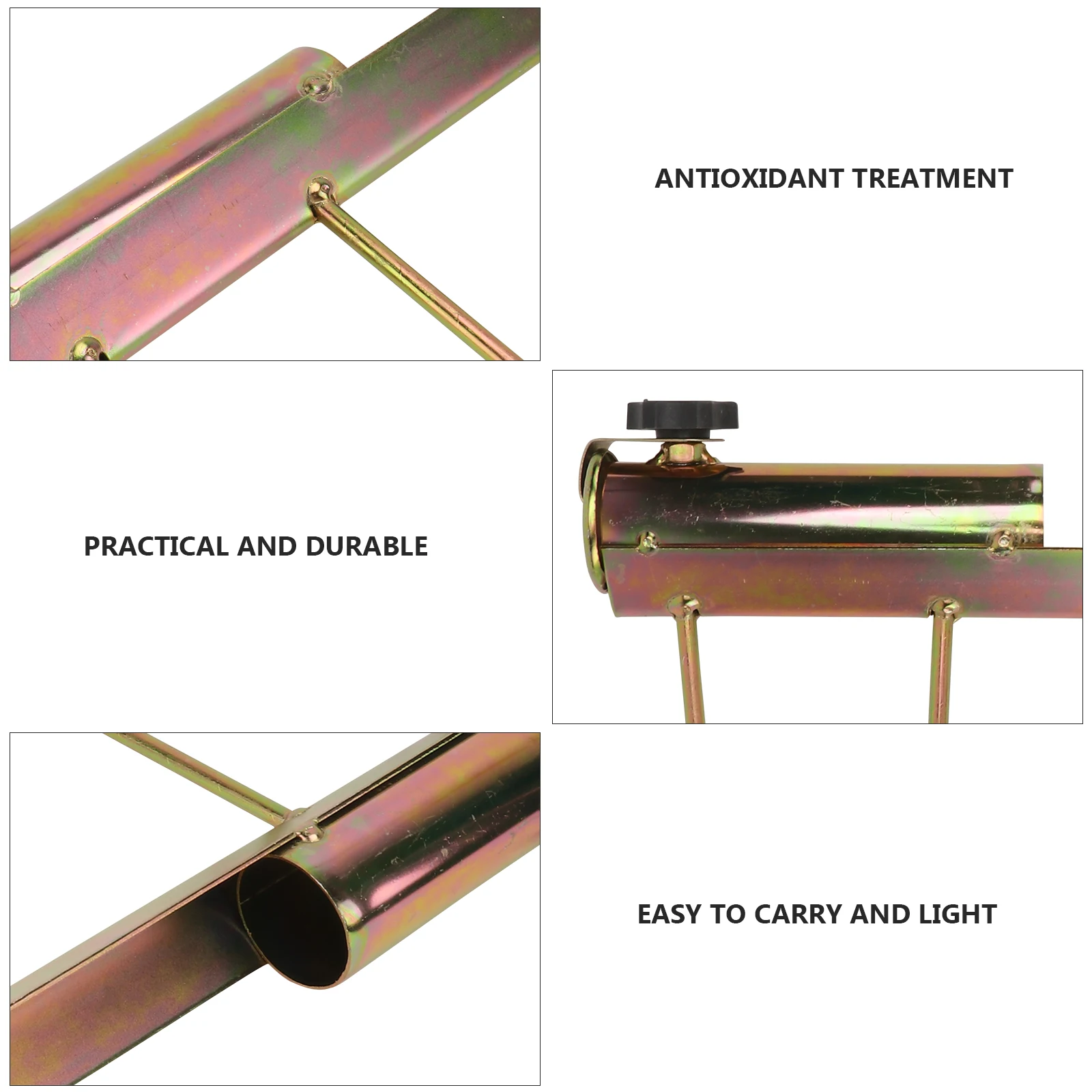 

Beach Umbrella Holder Iron Stand 25-32mm Sand Soil Anchor Outdoor Durable Practical Strong Wind Resistant Parasol