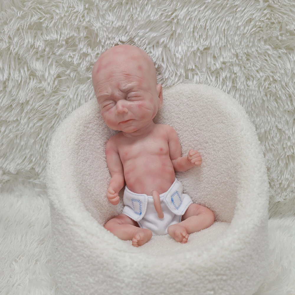 COSDOLL 16 pulgadas 1650g 100% muñecas Reborn de silicona de cuerpo completo muñecas realistas para bebés recién nacidos niños muñeca suave DIY Kit de juguetes para niños en blanco