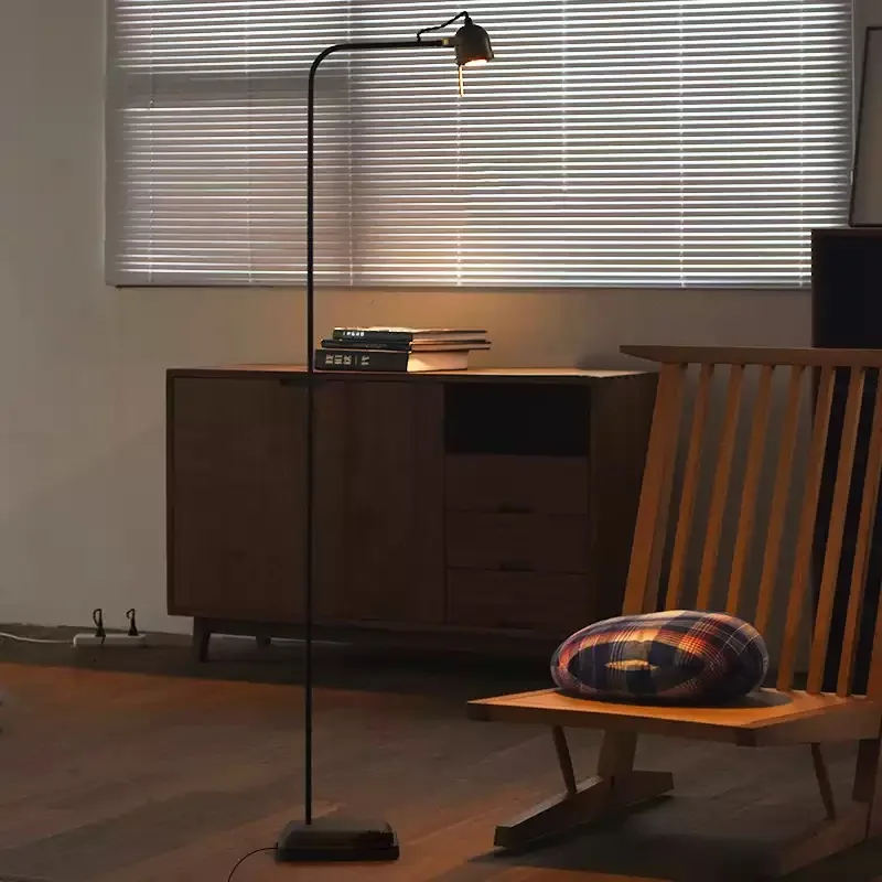 Everbright Store Floor Lamp Vintage Living Room Bedside Bedroom Japanese Sofa Reading Lamp Wabi Sabi Atmosphere Eye Protection