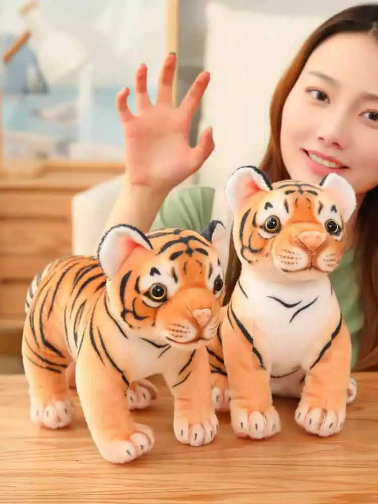 Cute Tiger Doll Plush Doll Toy Simulation Amur Tiger Children's Gift Boy Sleeping Pillow Cloth Doll