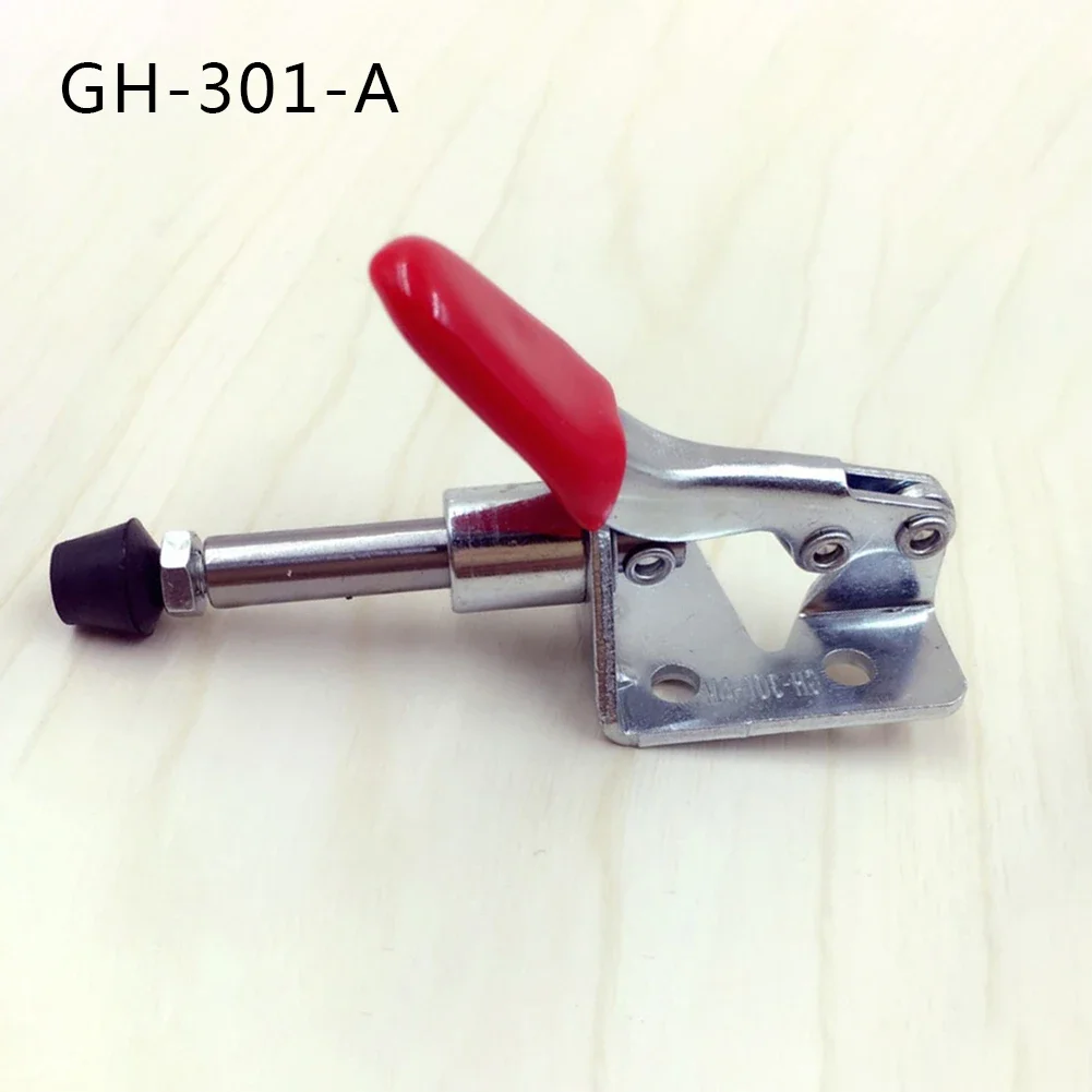

Металлический быстрый горизонтальный зажим Тумблерный зажим GH-301-A/GH-301-AM Удерживающая способность 50 кг Двухтактный тип Стабильная зажимная сила