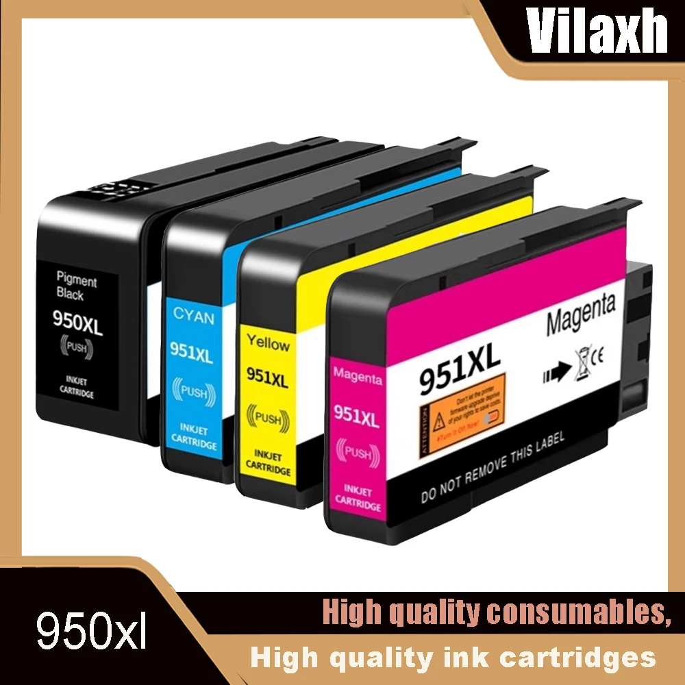 

950XL 951XL Ink Cartridge for HP950 951 XL for HP Officejet Pro 8100 8600 8610 8615 8620 8625 8630 8660 8680 251dw 276dw