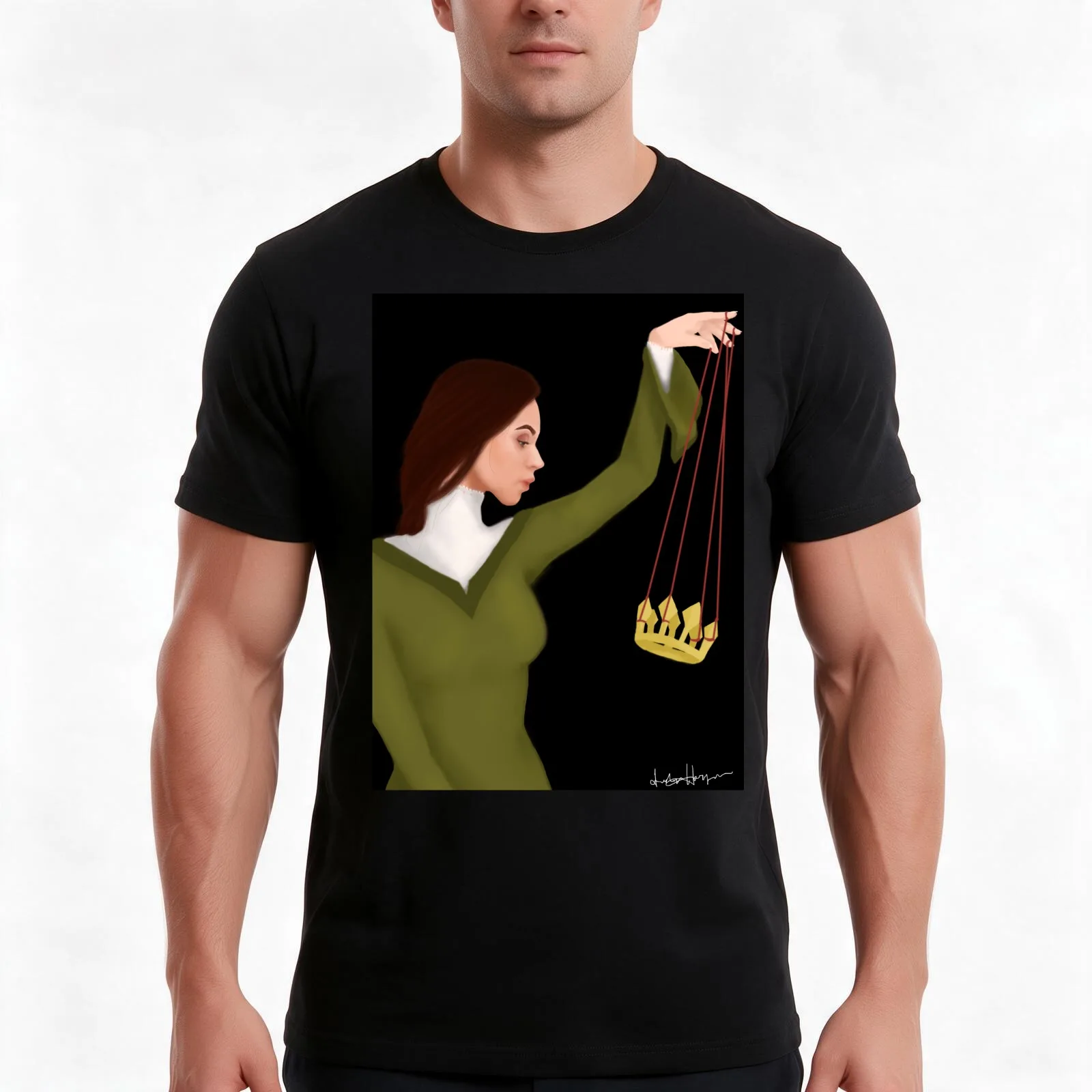 Lady Macbeth T-Shirt, Summer Casual Cotton Tee, Oversized Streetwear Tops, Vintage Graphic Print, Loose Fit Short Sleeve