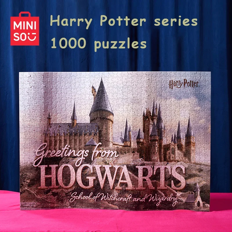 

Miniso Harry Potter Series -1000 Pieces of Jigsaw Puzzle Puzzle Jigsaw Puzzle Decompression Toy Birthday Present