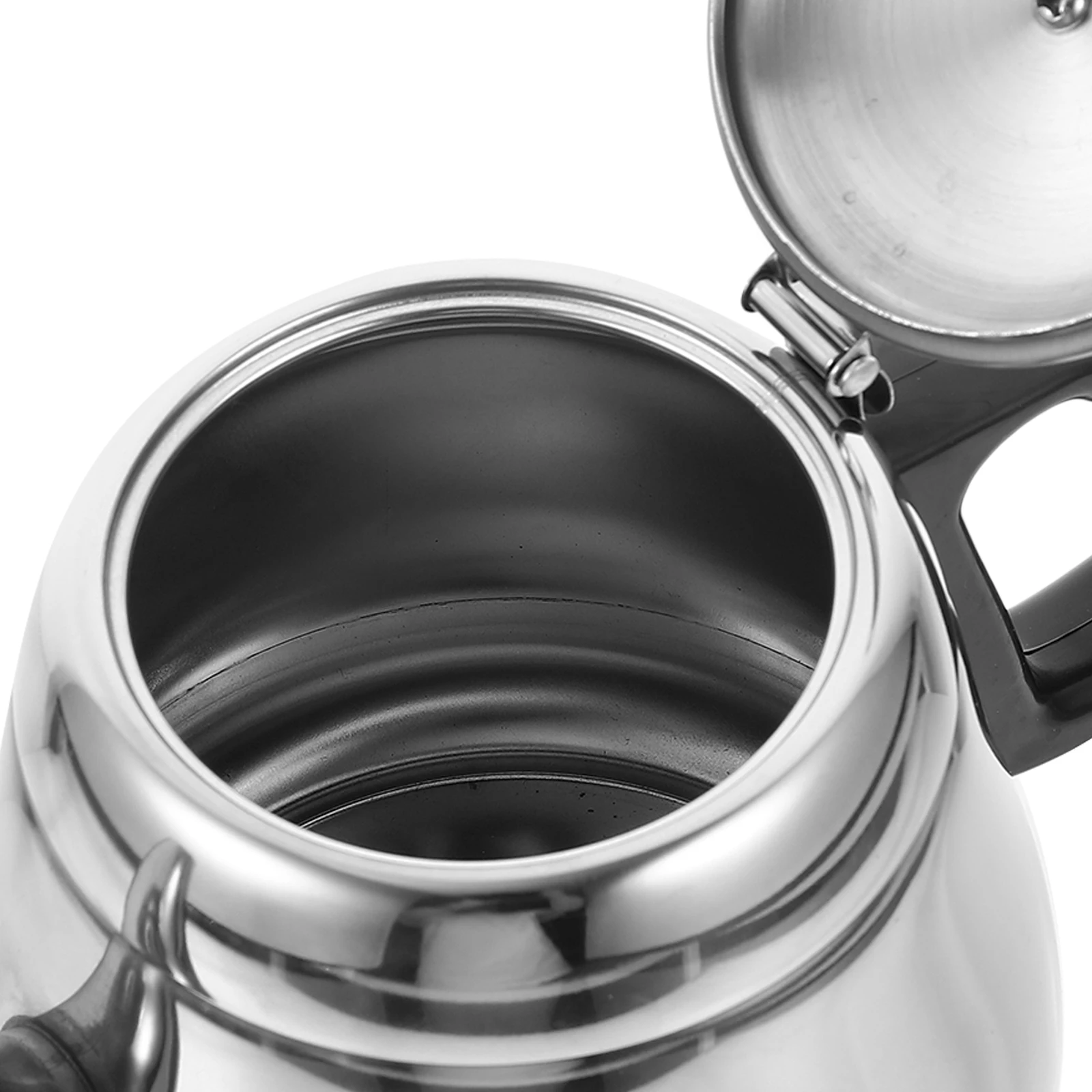 

Stainless Steel Stovetop Kettle Large Capacity Cool Handle Boiling Water Rust Resistant Pot Kitchen Home