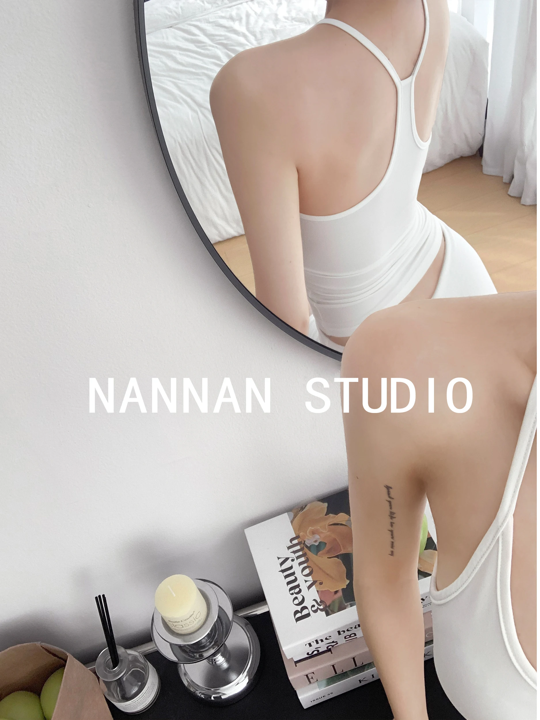 Summer Outerwear Self-Adhesive Chest Pad Tank Top Small Chest Illusion Big Chest Conceal Side Breast Fiber U-Neck Short Style