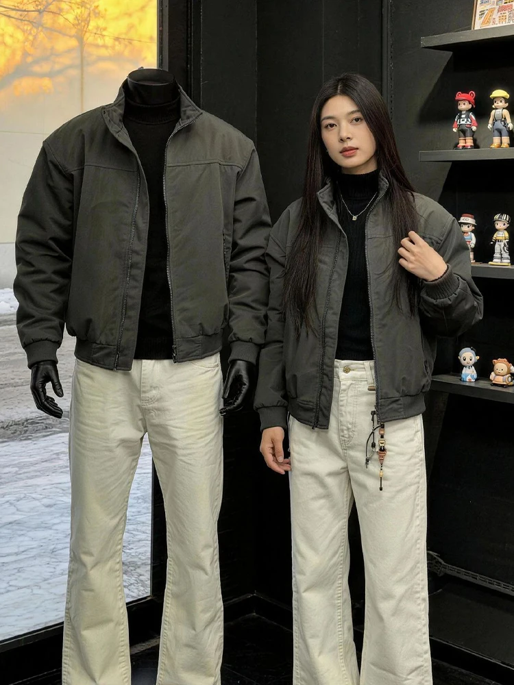 

Мужская весенняя бейсбольная куртка American Shoulder Jaet High Sensation Cool ape с коротким рукавом на молнии, хлопок