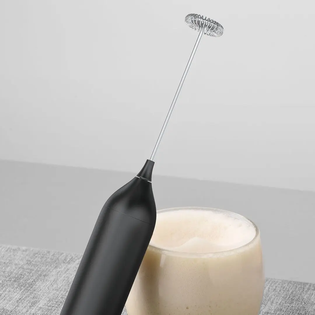 Type C Electric Milk Frother Foam Maker Rechargeable Handheld Whisk Foamer High Speeds Blender Coffee Cappuccino Frothing Wand