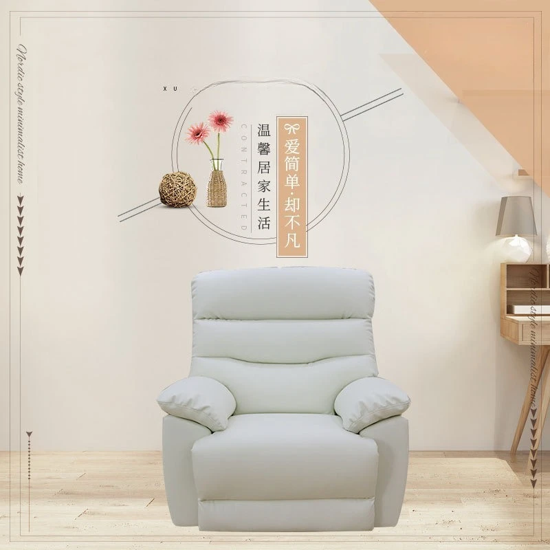 Home warm folding fabric sofa modern living room lazy electric one, foldable