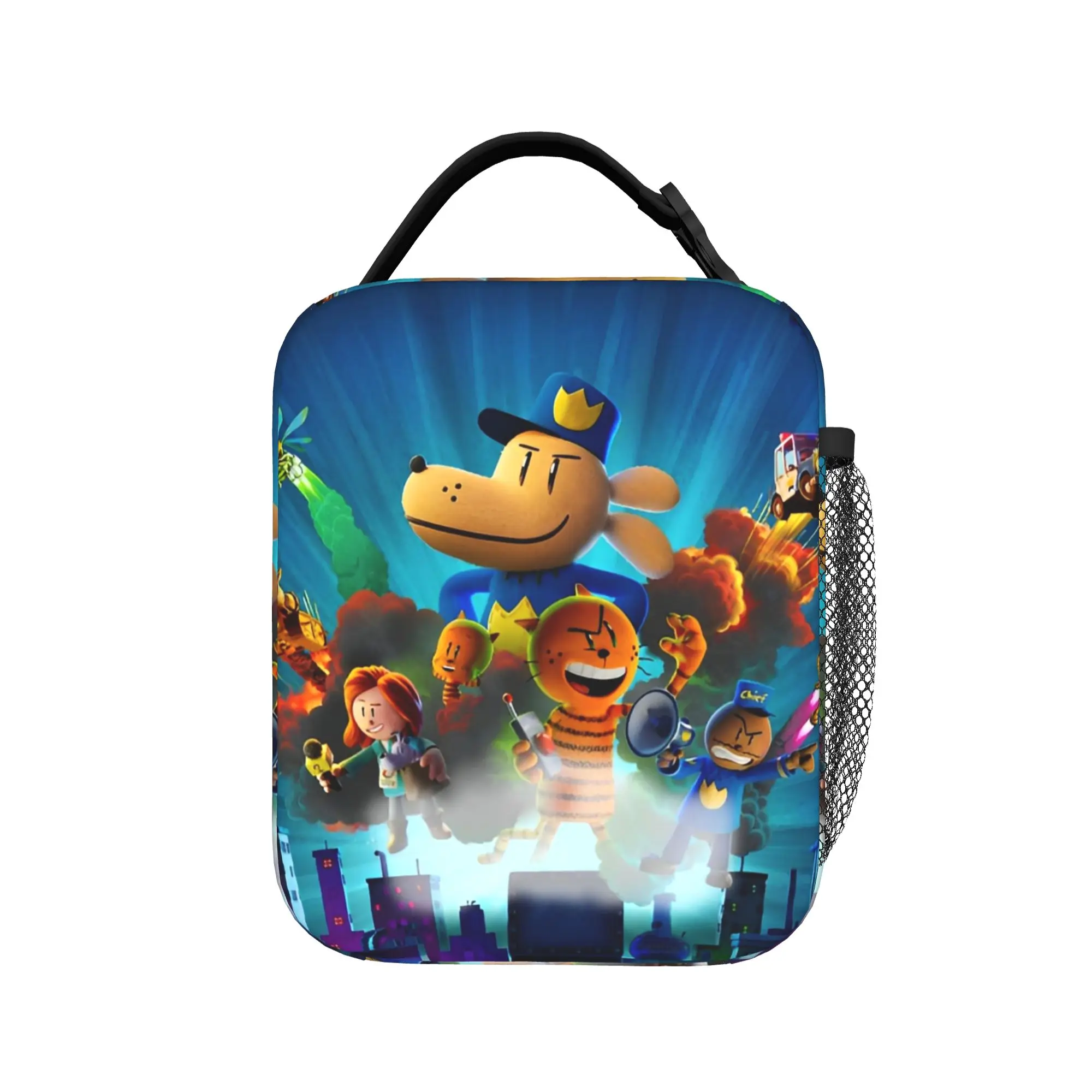 Dogmans  Comic Insulated Lunch Bag Portable Cartoon Animals Reusable Thermal Bag Lunch Box Tote College  Travel Bento Pouch