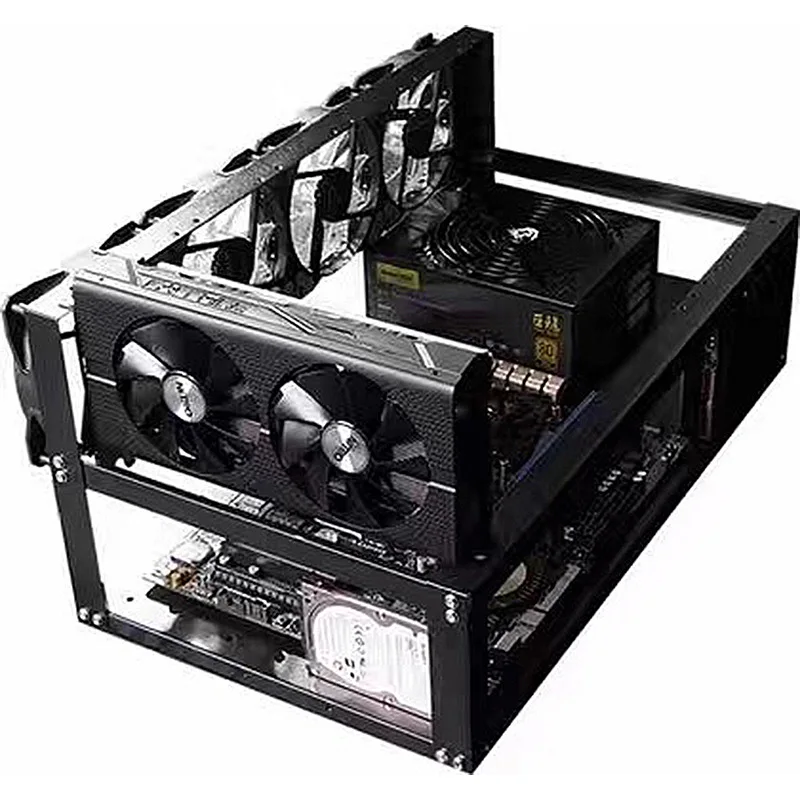 

Chassis, support 6-8 card GPU graphics card bracket, rack server AI computing power chassis