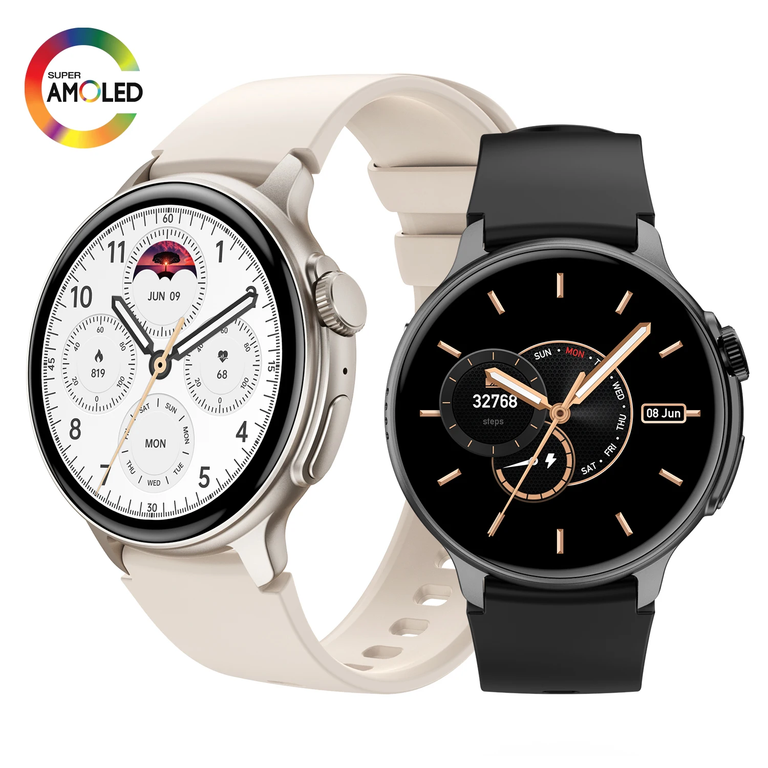 Smart Watch 1.43" AMOLED Screen Bluetooth Call Voice Assista