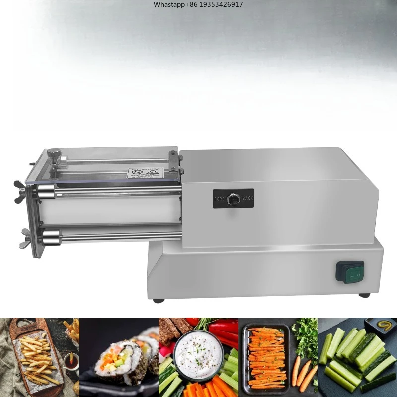 Electric strip cutting machine is commercially automatic potato radish cucumber suitable for potato chips stainless steel strip