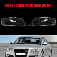 Left/Right Front Headlight Lens Cover For Audi A8 D3 2004-2009 Transparent Lampshade Clear Headlamp Cover Shell