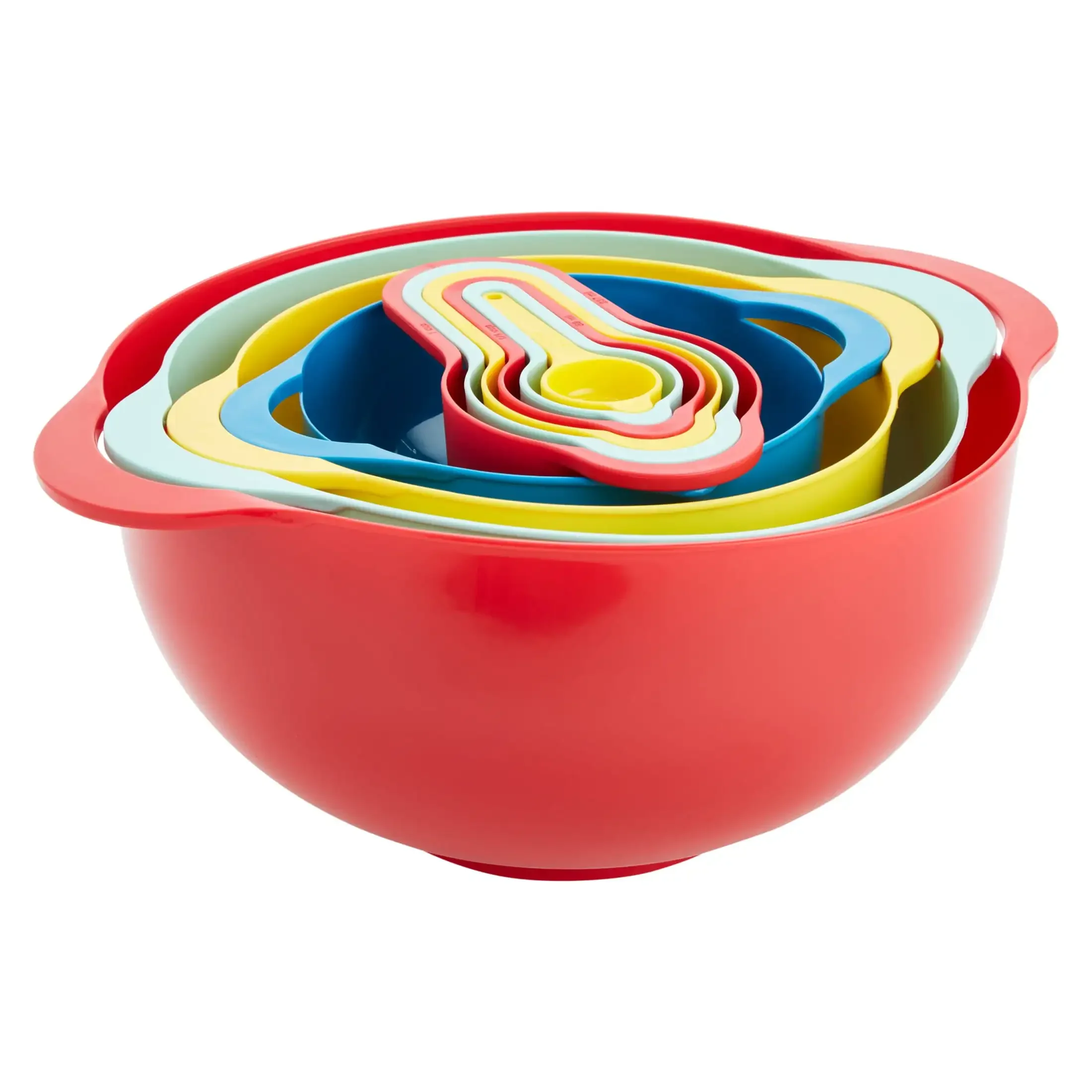 

10 Piece Set of Bowls, Colander, and Measuring Cup Set ramen bowl zero waste