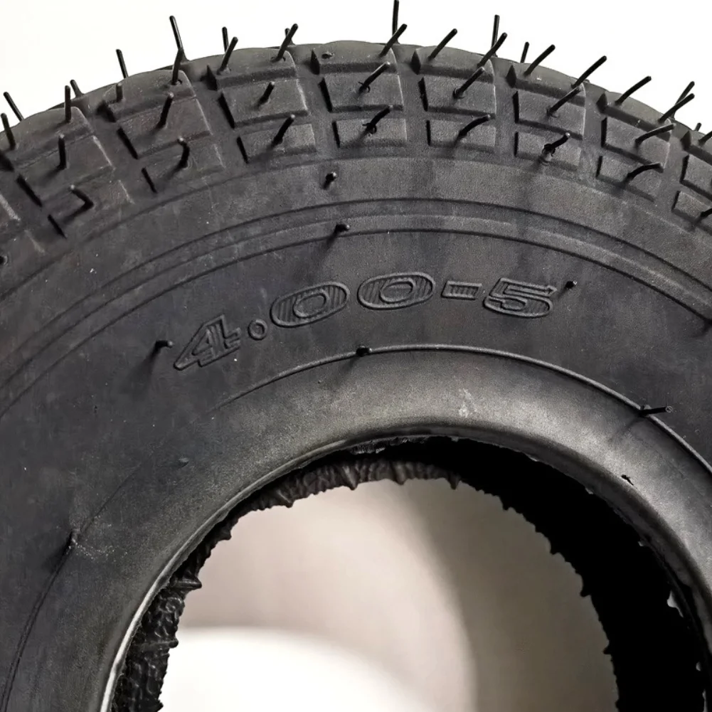 Tire Kit 4.00-5 for 12 Inch Mobility and Floor Sweepers Featuring Enhanced Thickness and Long-Lasting Rubber Material