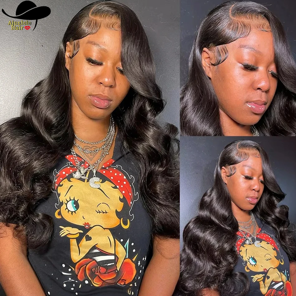 

Brazilian Hair Body Wave Bob Wig 13x4 Transparent HD Lace Frontal Wig Body Wave 4x4 Lace Closure Virgin Hair Wig For Black Women