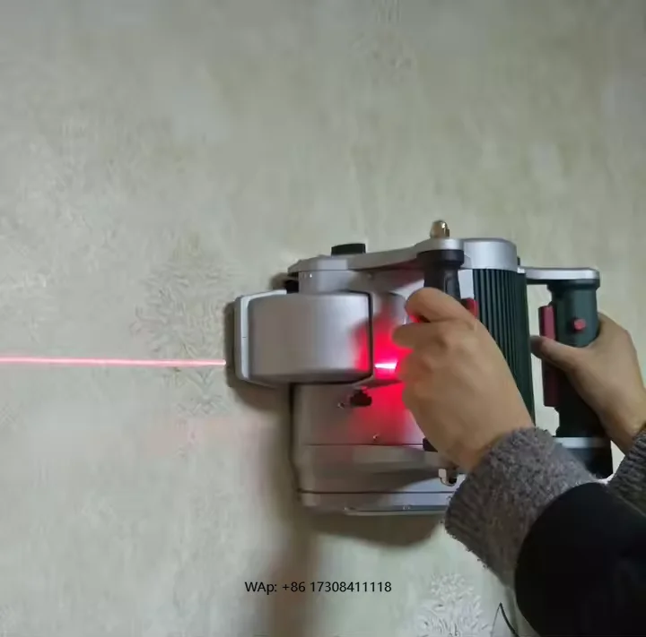 

125A Dust-free Concrete Slotting Machine, Handheld Electric Wall Chaser Powerful Wall Groove Cutting Saw Machine Electric Cutter