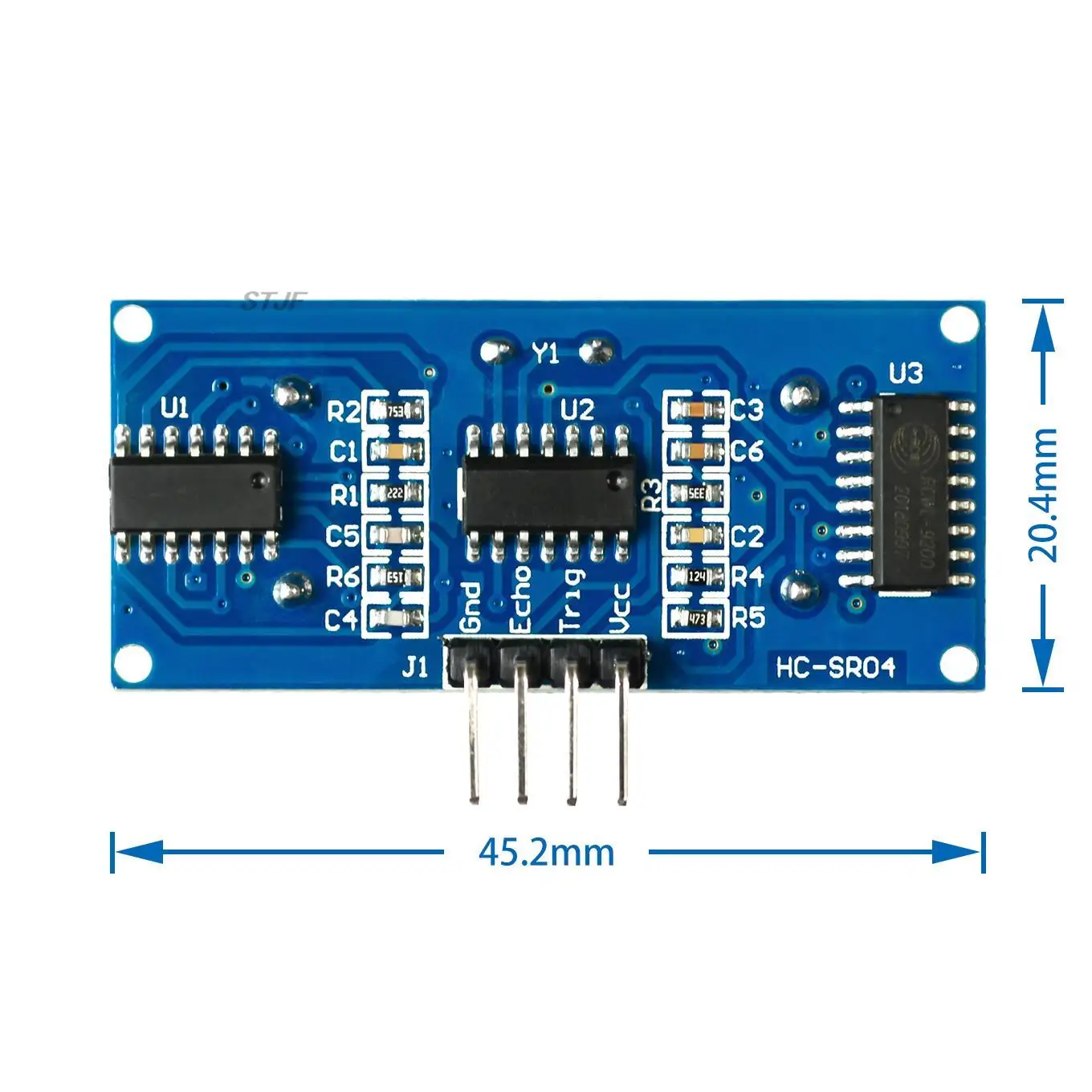 10pcs Ultrasonic Module HC-SR04 Distance Measuring Transducer Sensor for arduino Ultrasonic Wave Detector Ranging Module