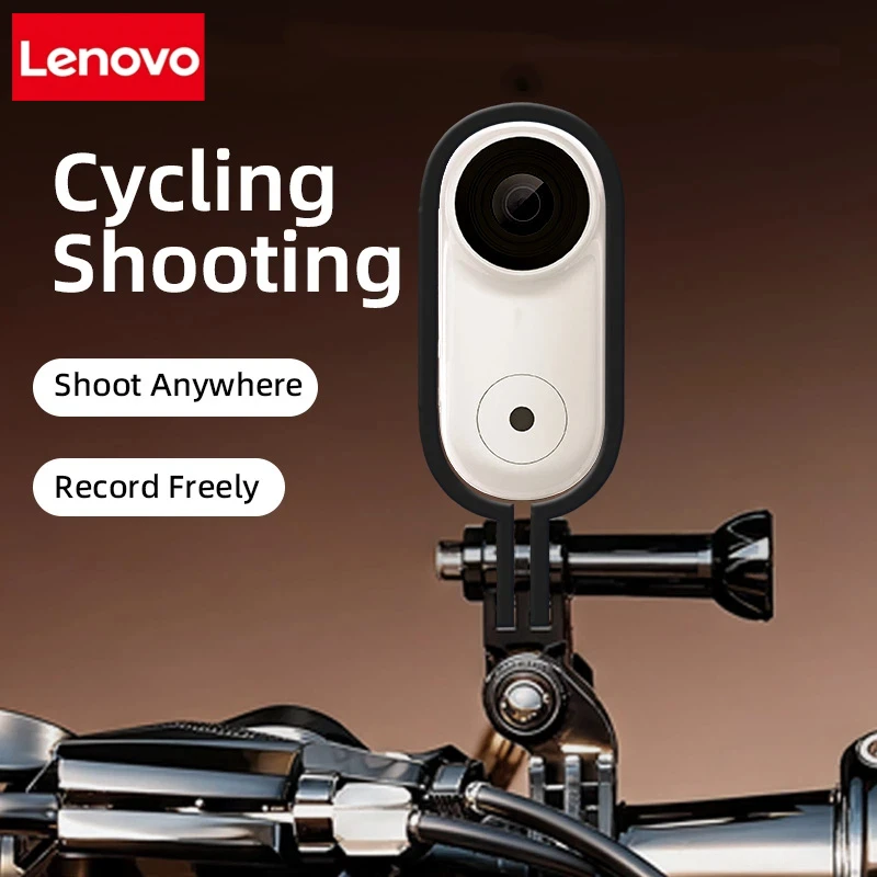 Câmera de Ação Portátil Lenovo Mini 4K HD, Câmera de Dedo, Câmera Corporal, Gravador de Capacete Vestível, Câmera Esportiva Magnética de Bolso