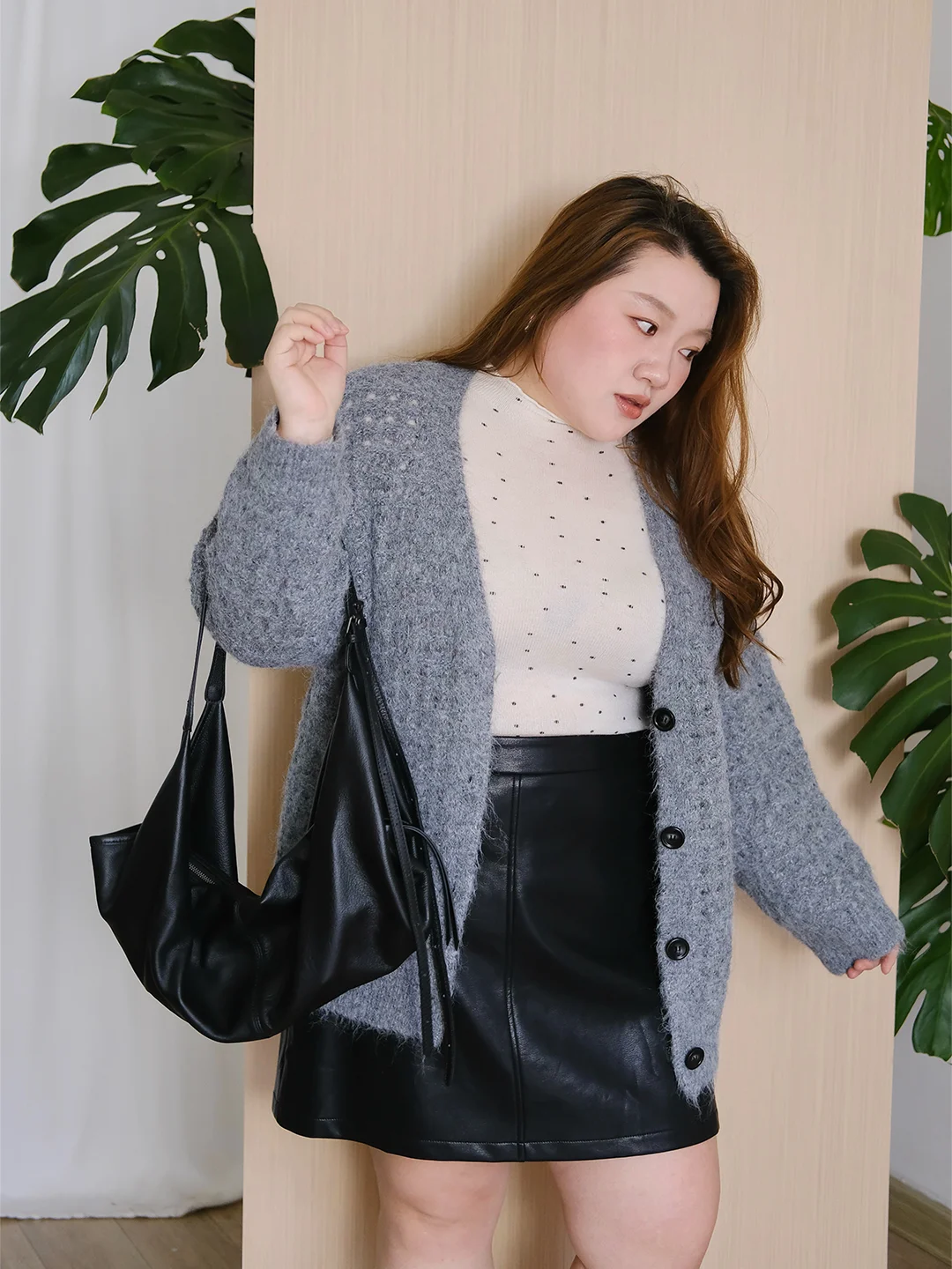 

Zooobaby04 Korean Sle V-Ne Long Sve Knitted Open Cardigan Women Loose Slimming Sweater Jaet Casual Thiened Autumn