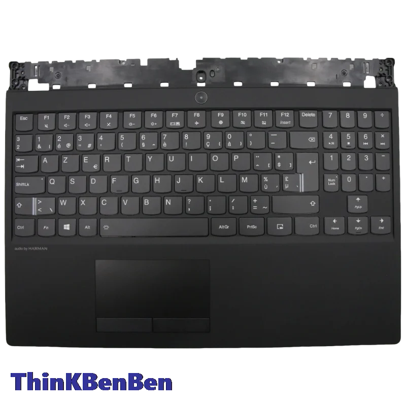 BE Belgian Black Keyboard Upper Case Palmrest Shell Cover For Lenovo Legion Y530 15 15ICH Y7000 2018 1060 5CB0R40211