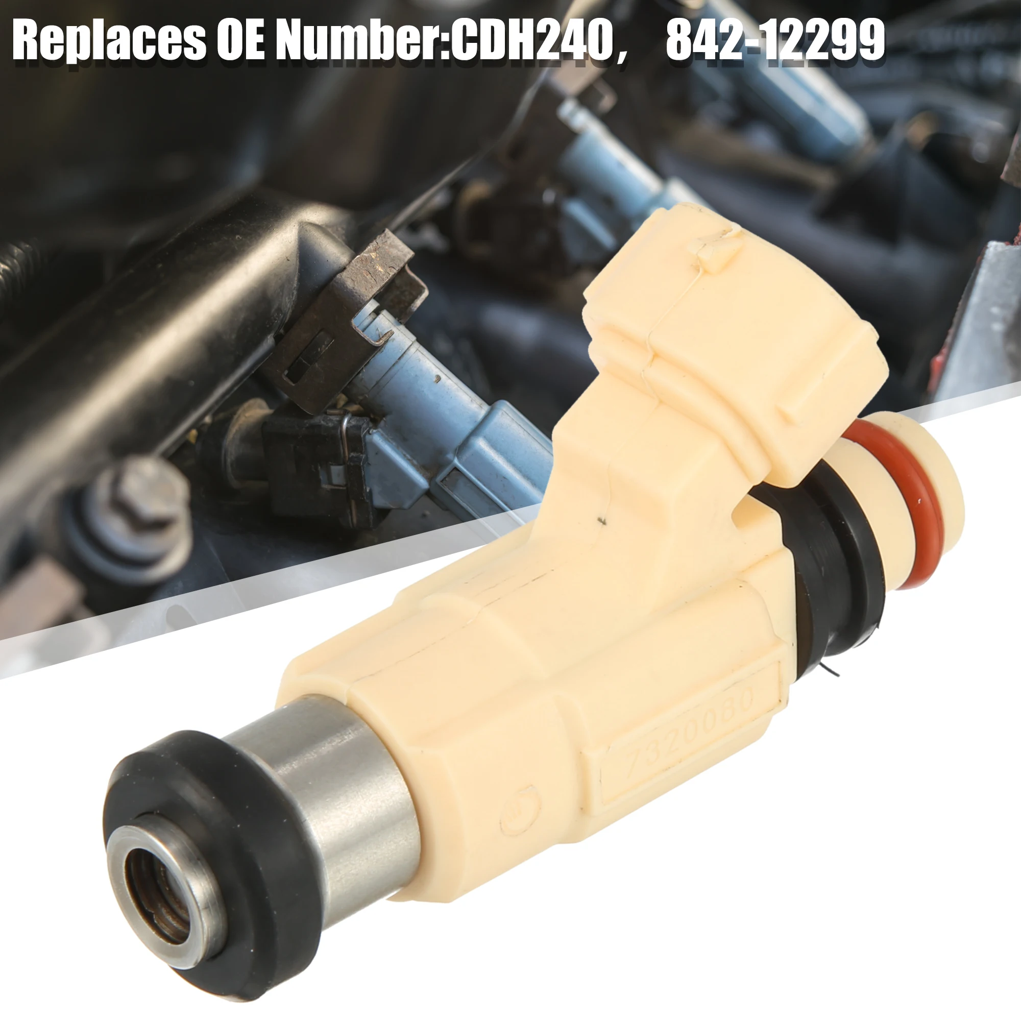 

UXCELL 6 шт. CDH240 Автомобильная топливная форсунка для Mitsubishi Eclipse 2.4L 2001-2005