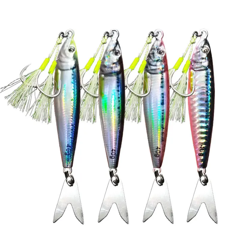 

FTK Metal Cast Jig Spoon Fishing Lure 40g 60g 80g Shore Casting Jigging Trolling Hard Lead Fish Sea Bass Artificial Bait Tackle