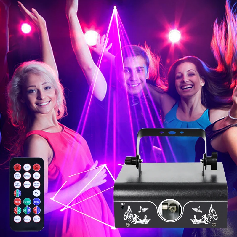 جهاز عرض ليزر للتحكم عن بعد WZSTAR 2025، ضوء مسرح للنادي الليلي والزفاف، جهاز عرض ليزر متحرك رائع، حفلة DJ