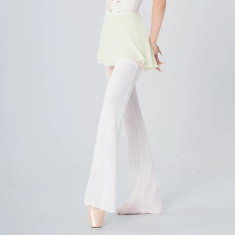 النساء مضلع الرقص الساق الجوارب الدافئة طماق الرقص محبوك تدفئة المهنية الدافئة الباليه الجوارب لرقص الباليه