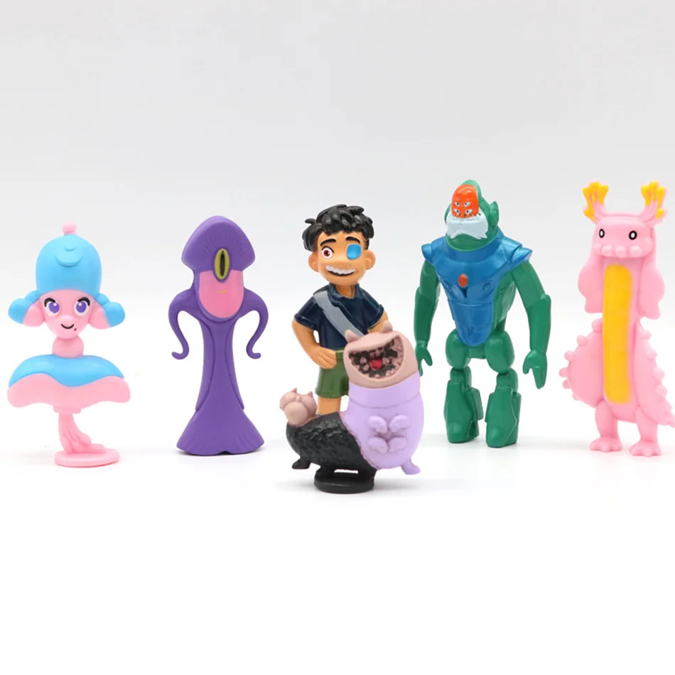 

Disneyed 24 шт., мультфильм аниме Elio Kawaii, милая мини-фигурка, куклы, набор слепых коробок, коллекционные модели монстров, рождественские подарки